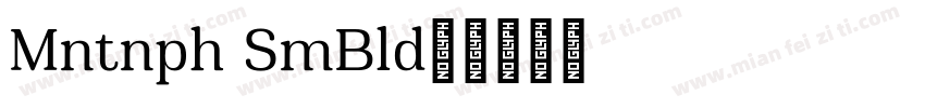 Montnapha SemiBold字体转换